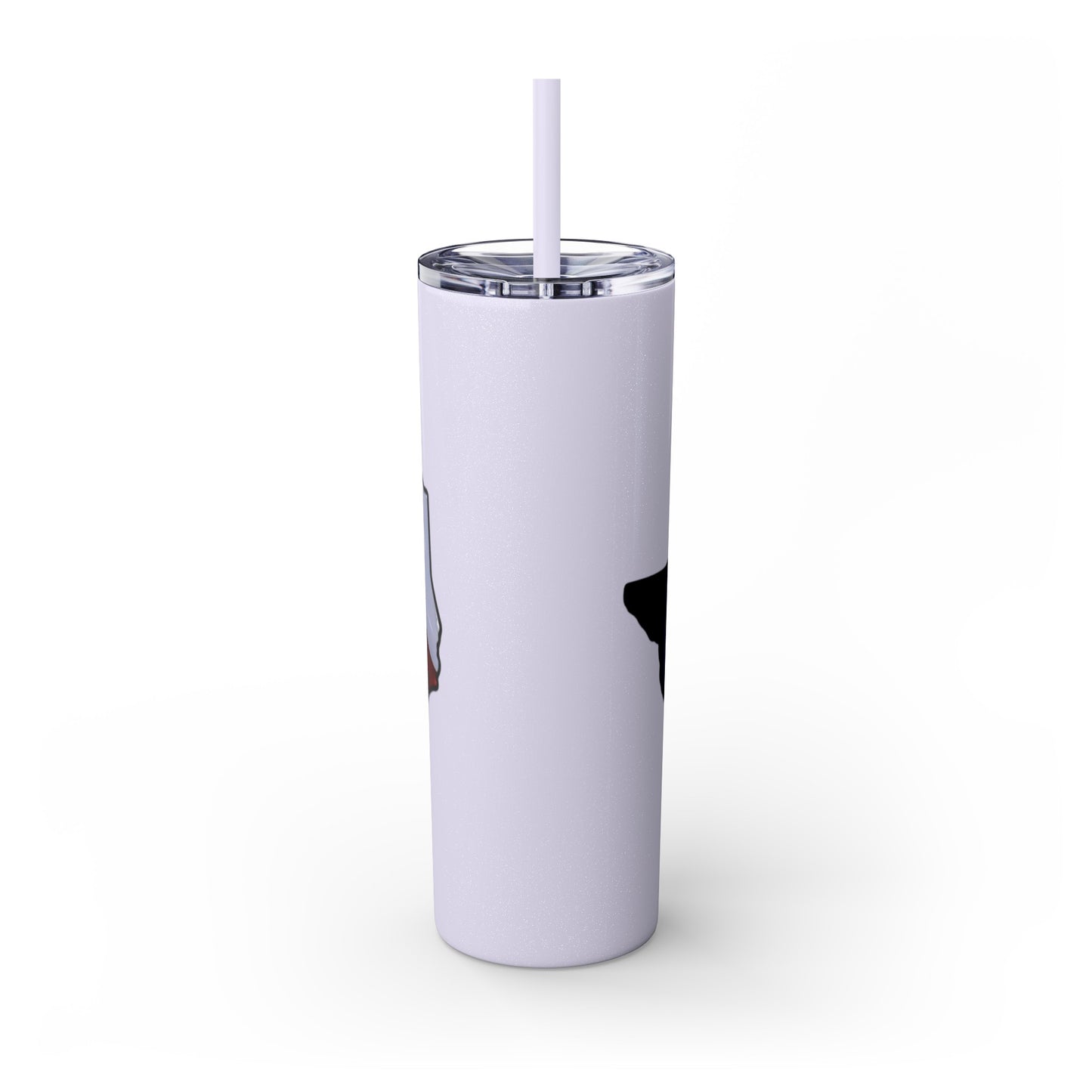 SYA Skinny Tumbler with Straw, 20oz