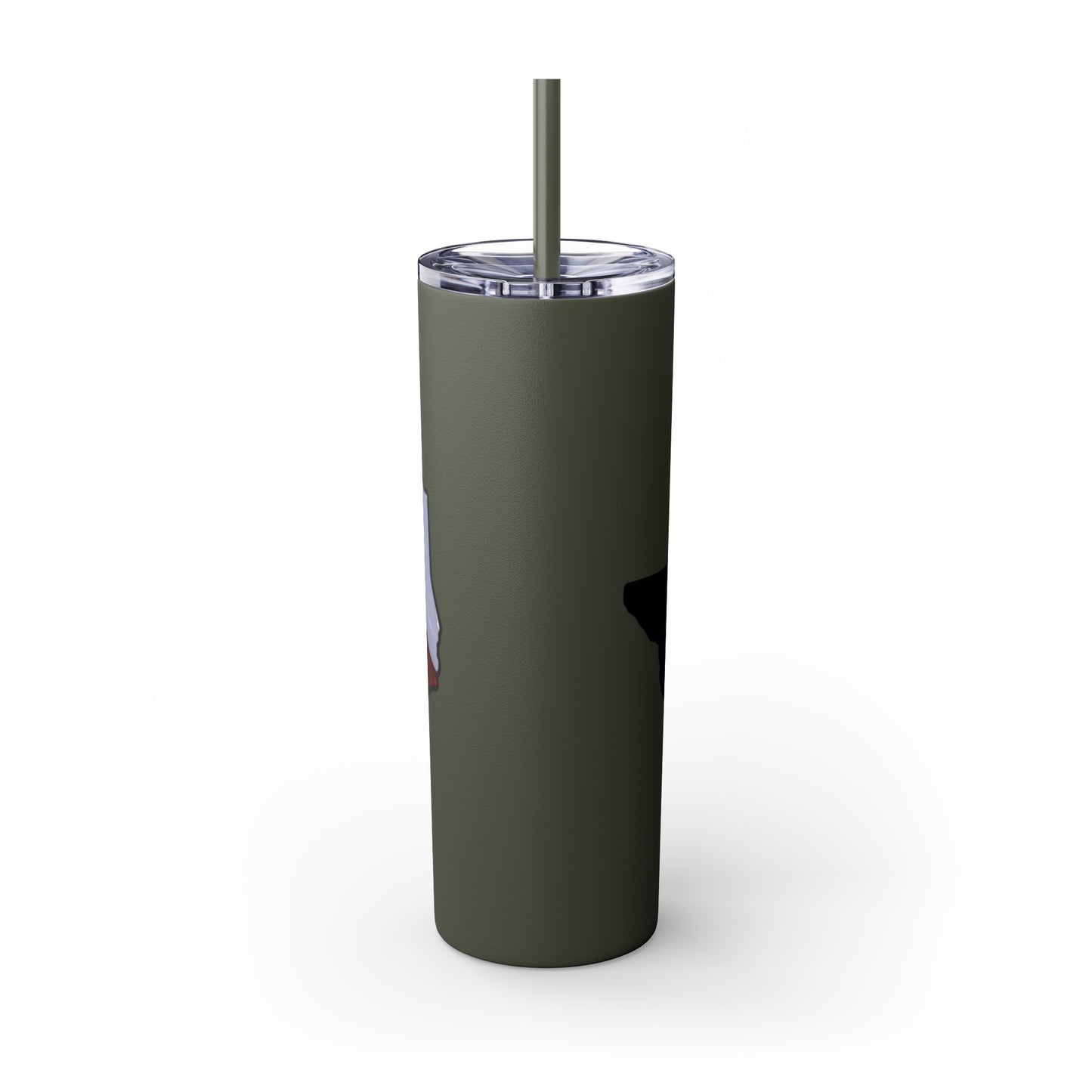 SYA Skinny Tumbler with Straw, 20oz