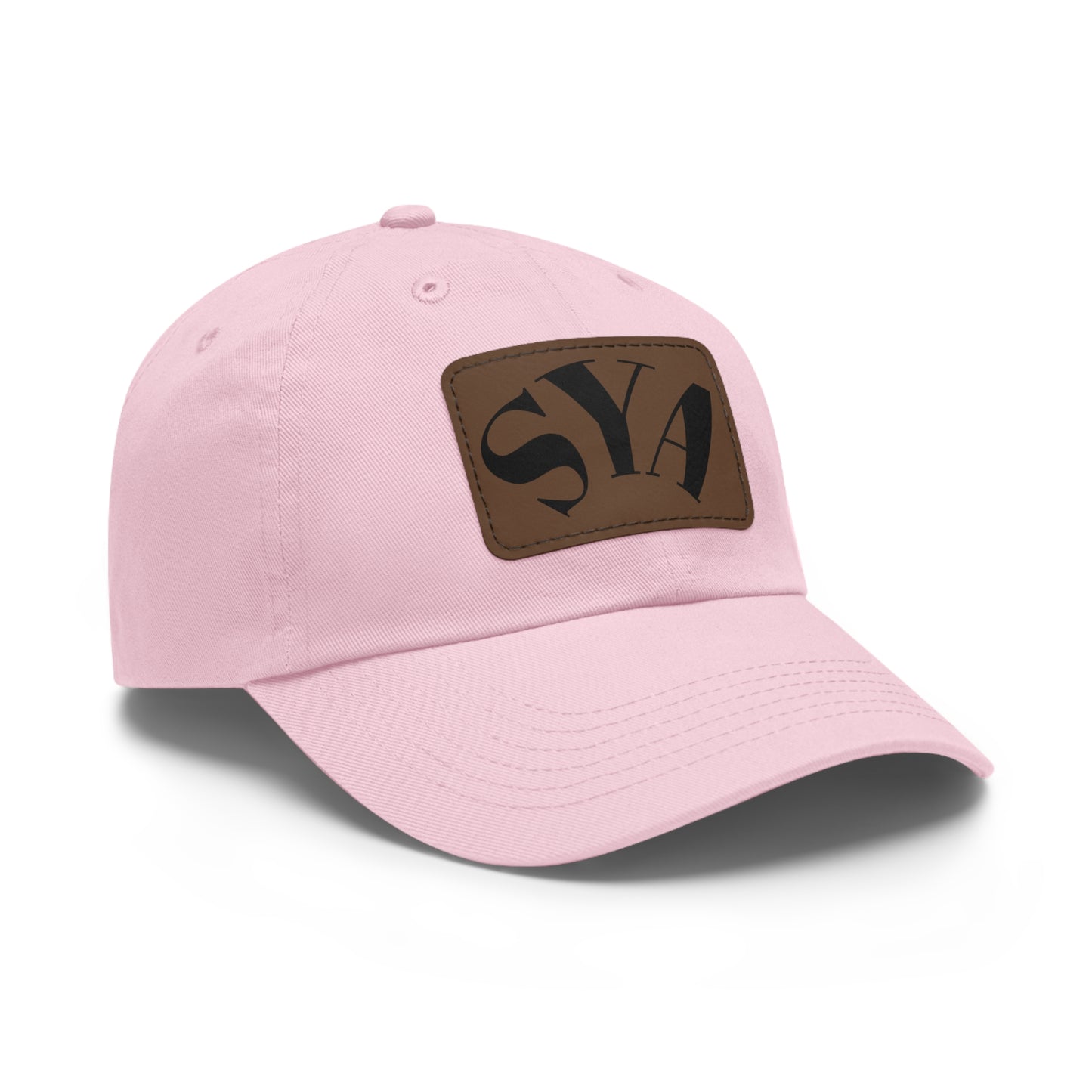 SYADad Hat with Leather Patch - Perfect for Casual Outings & Gifts