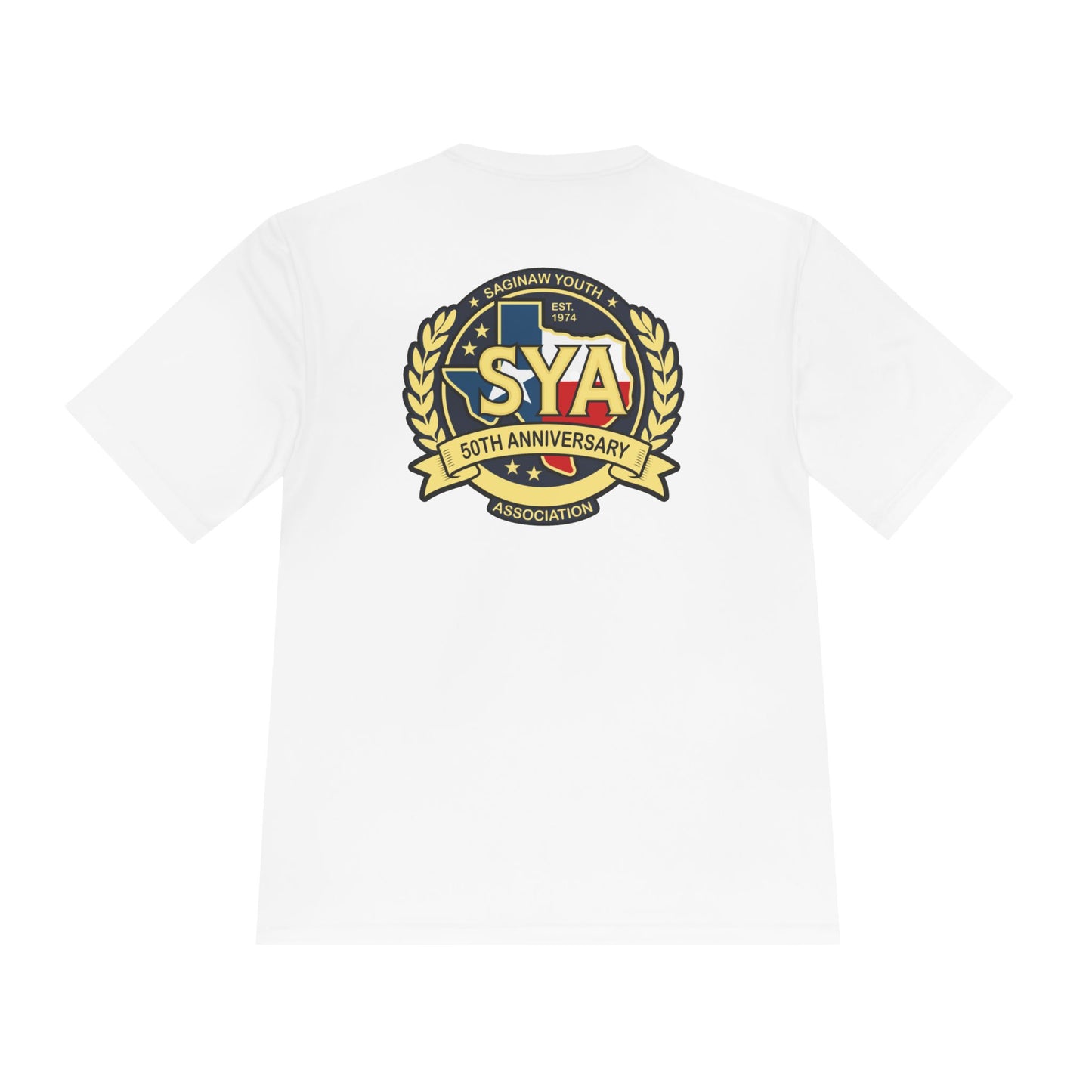 Unisex 50th Anniversary SYA Moisture Wicking Tee