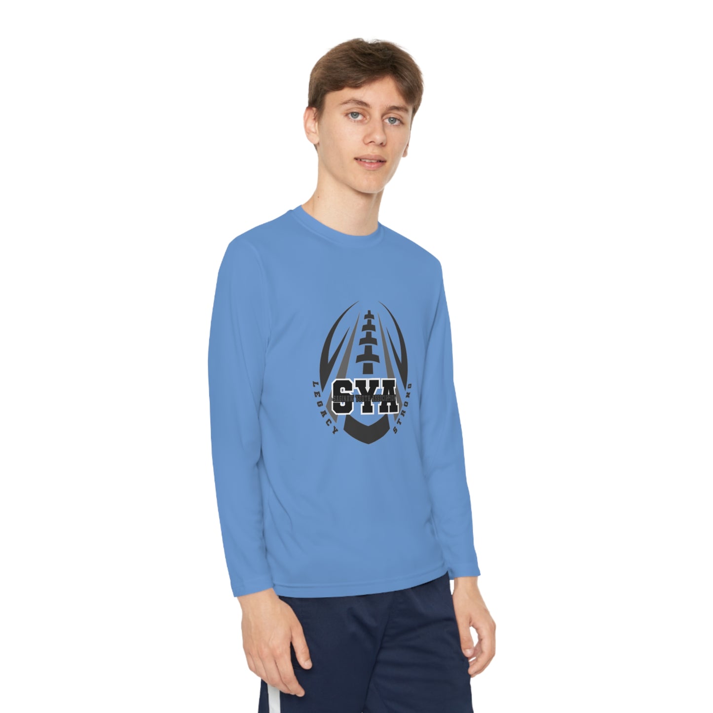 SYA Legacy Football Youth Long Sleeve Competitor Tee