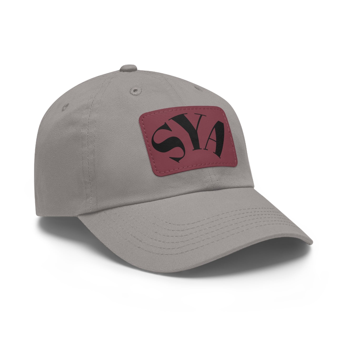 SYADad Hat with Leather Patch - Perfect for Casual Outings & Gifts