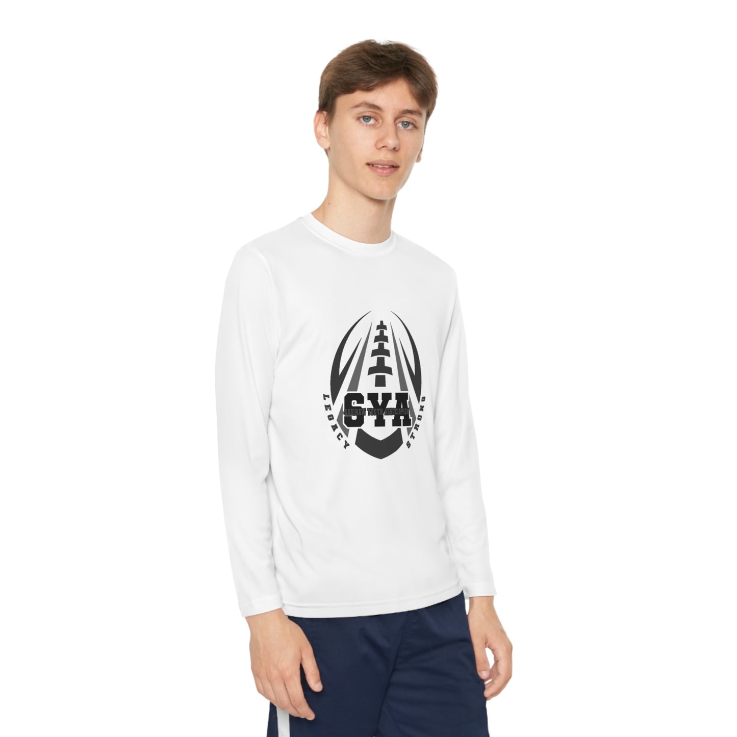 SYA Legacy Football Youth Long Sleeve Competitor Tee