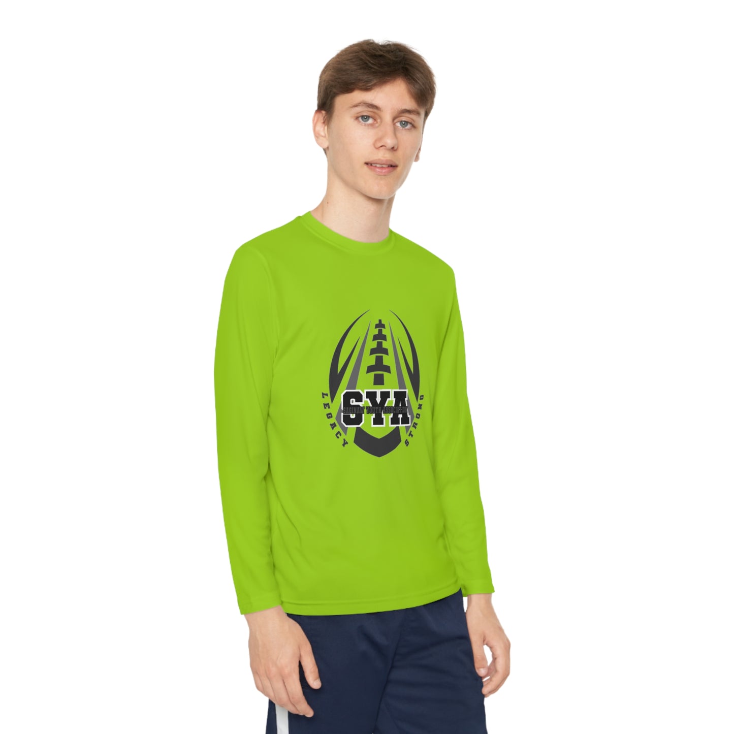 SYA Legacy Football Youth Long Sleeve Competitor Tee