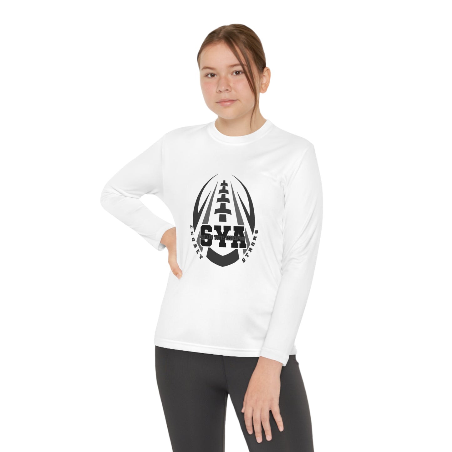 SYA Legacy Football Youth Long Sleeve Competitor Tee