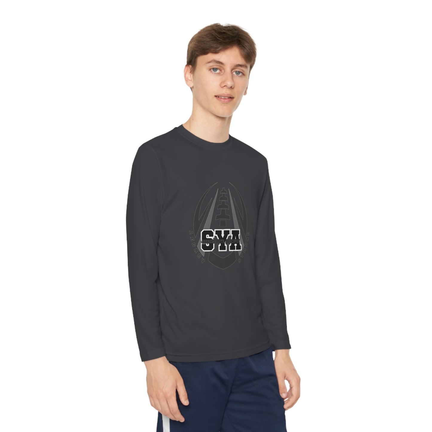 SYA Legacy Football Youth Long Sleeve Competitor Tee