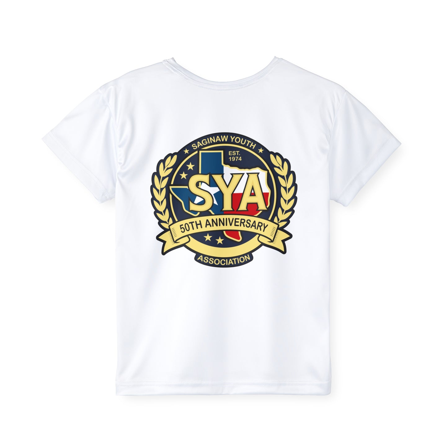50th anniversary Kids Sports Jersey - SYA 50th Anniversary Athletic Tee for Young Champions