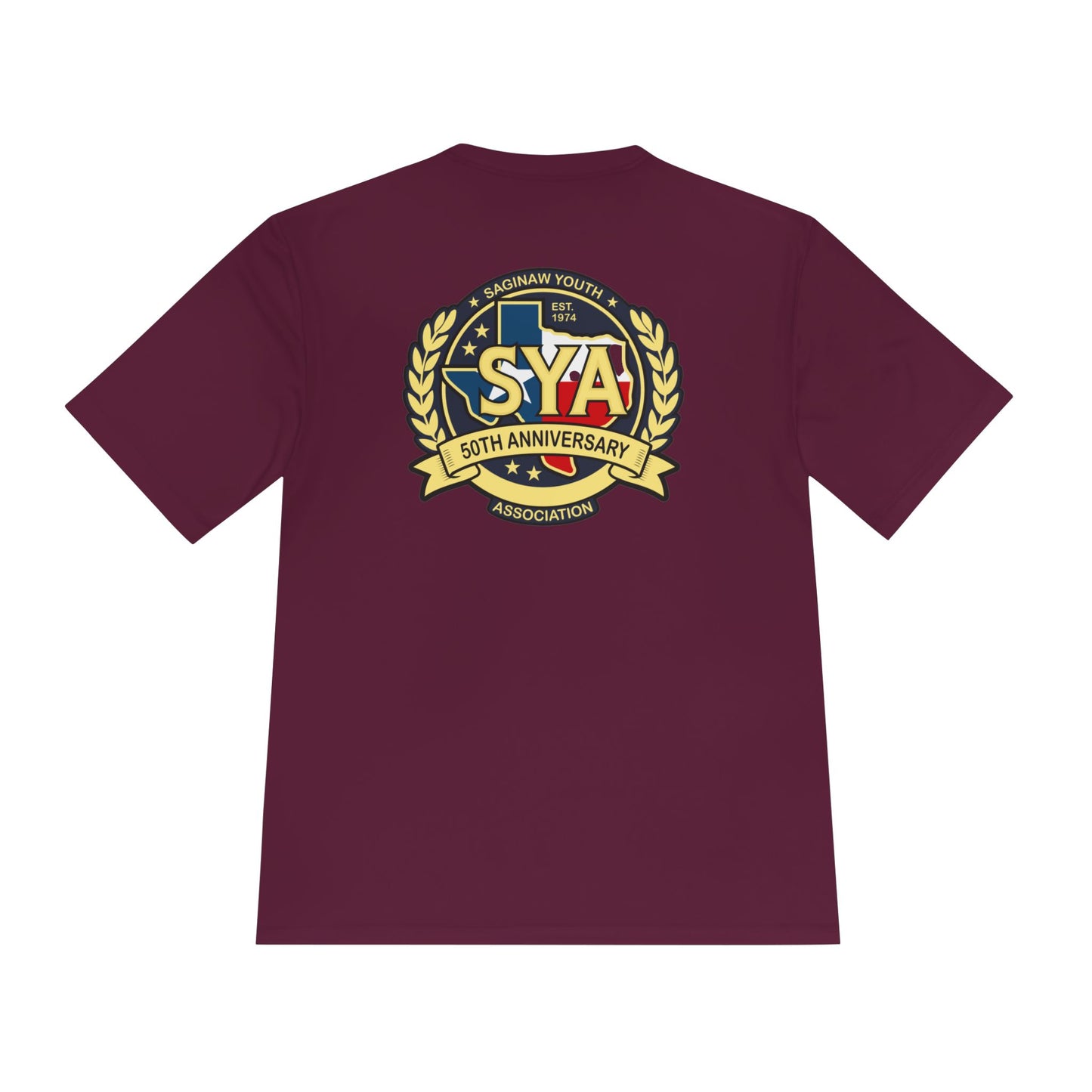Unisex 50th Anniversary SYA Moisture Wicking Tee