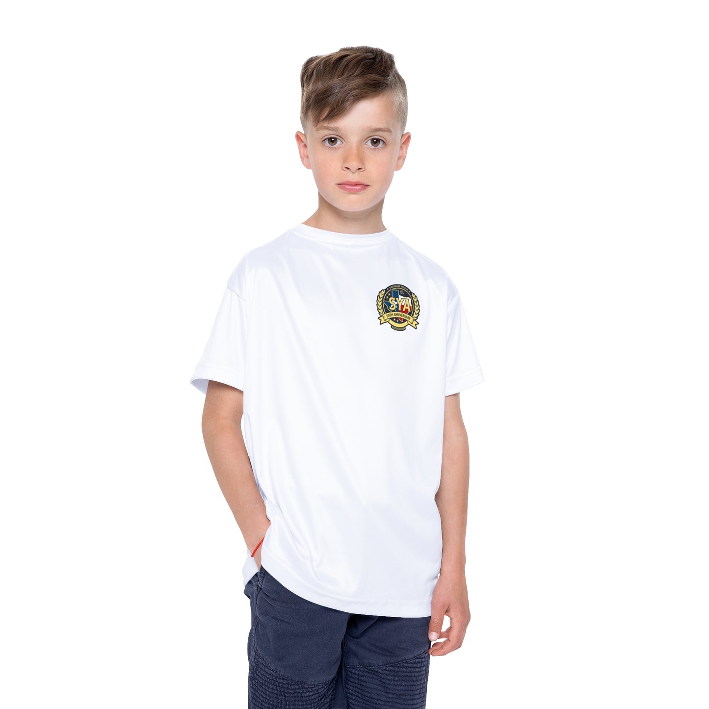 50th anniversary Kids Sports Jersey - SYA 50th Anniversary Athletic Tee for Young Champions