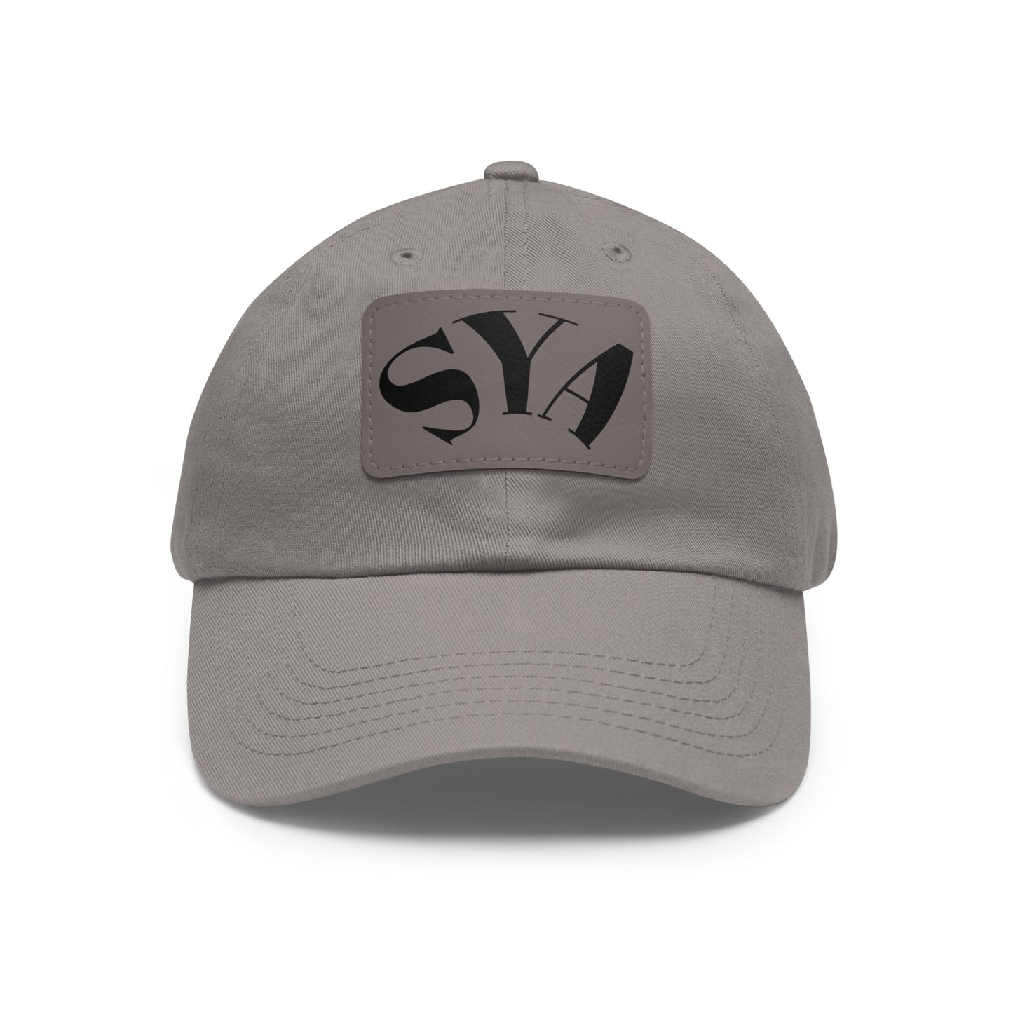 SYADad Hat with Leather Patch - Perfect for Casual Outings & Gifts
