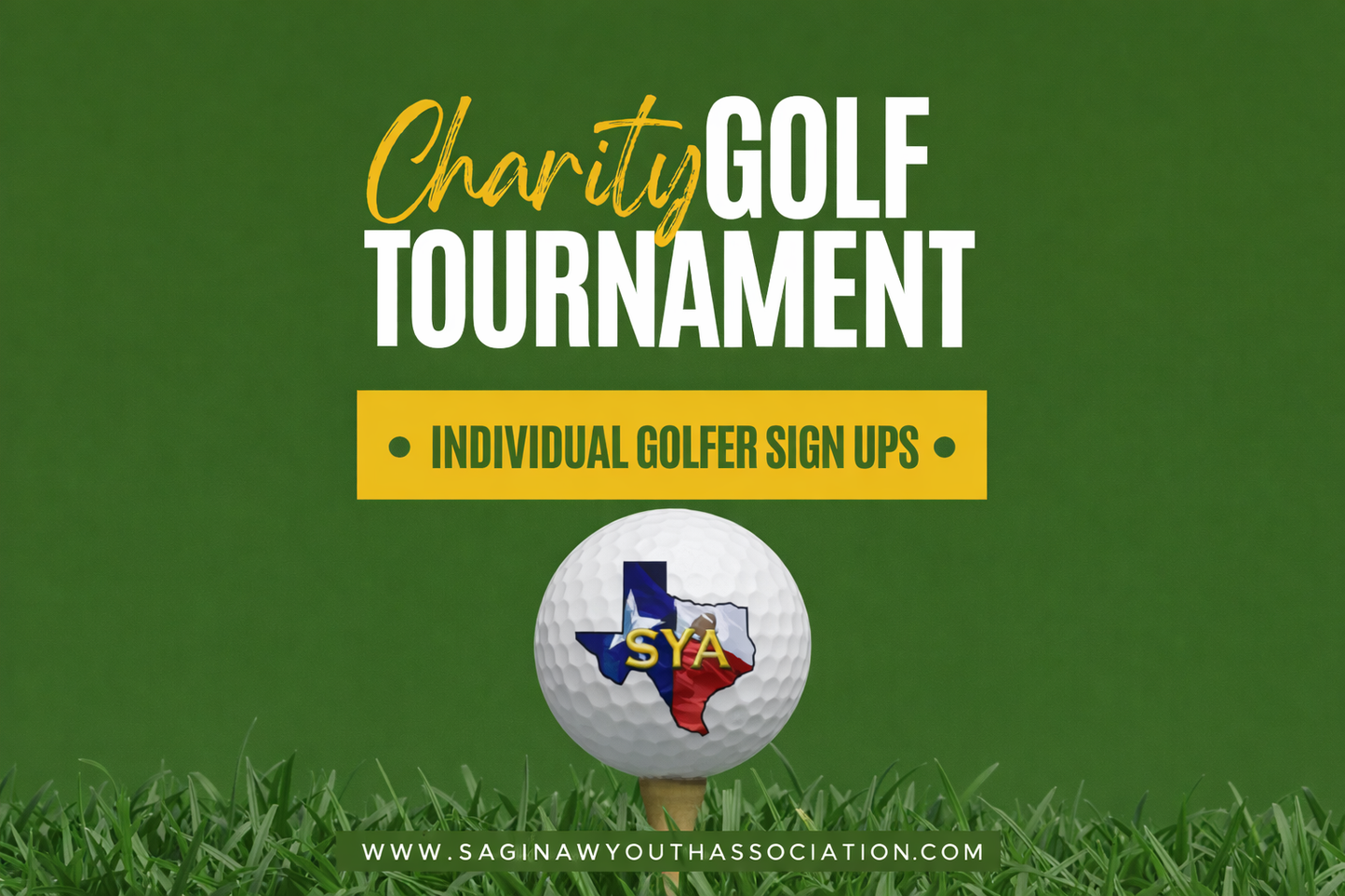 SYA Charity Golf Tournament Individual Golfer Registration