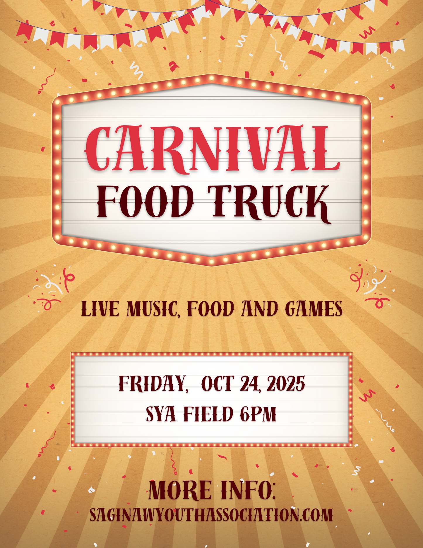 2025 SYA Homecoming Carnival Food Truck Sign Up